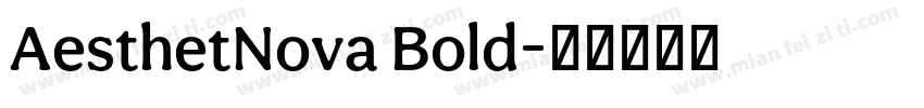 AesthetNova Bold字体转换